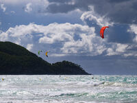 Kitesurfing spot at Les Lecques