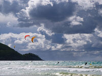 Kitesurfing spot at Les Lecques
