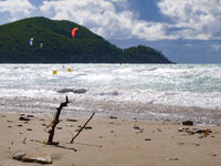 Kitesurfing spot at Les Lecques