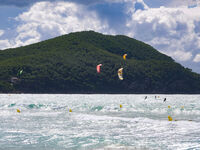 Kitesurfing spot at Les Lecques