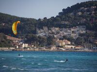 Kitesurfing spot at Les Lecques