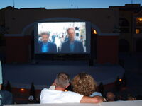 Open air cinema