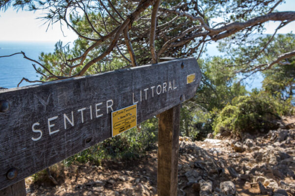 Signposting on the coastal path