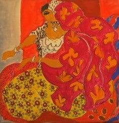 Maroc,1994, huile sur toile